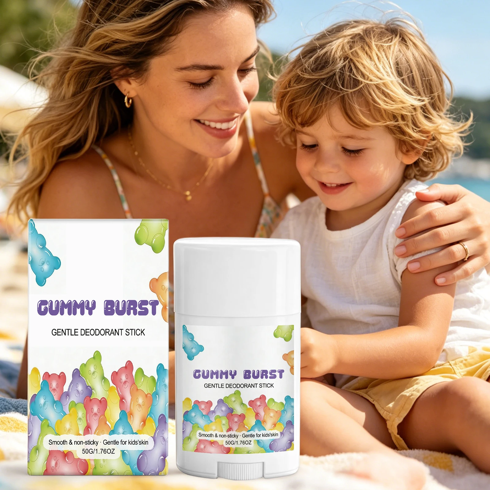 Natürliches Deodorant für Kinder und Jugendliche mit empfindlicher Haut, 24-Stunden-Schutz, beseitigt Schweißgeruch, Sommer, Outdoor-Sport, Reise-Deodorant – Detail 4