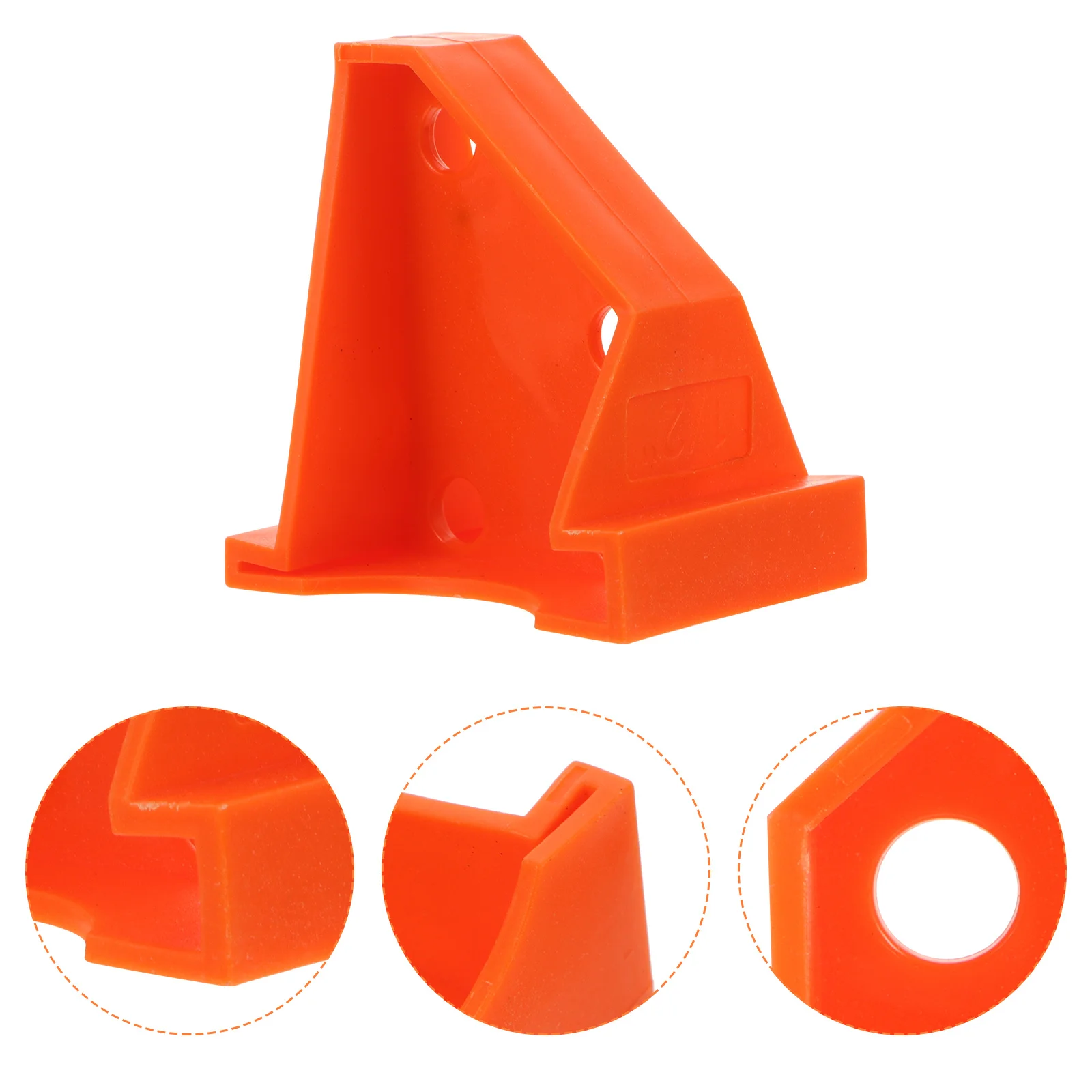 20 قطعة فواصل تركيب أرضية عالية الجودة أدوات عملية من الخشب الصلب لمشاريع منزلية مريحة فواصل أرضية برتقالية #5