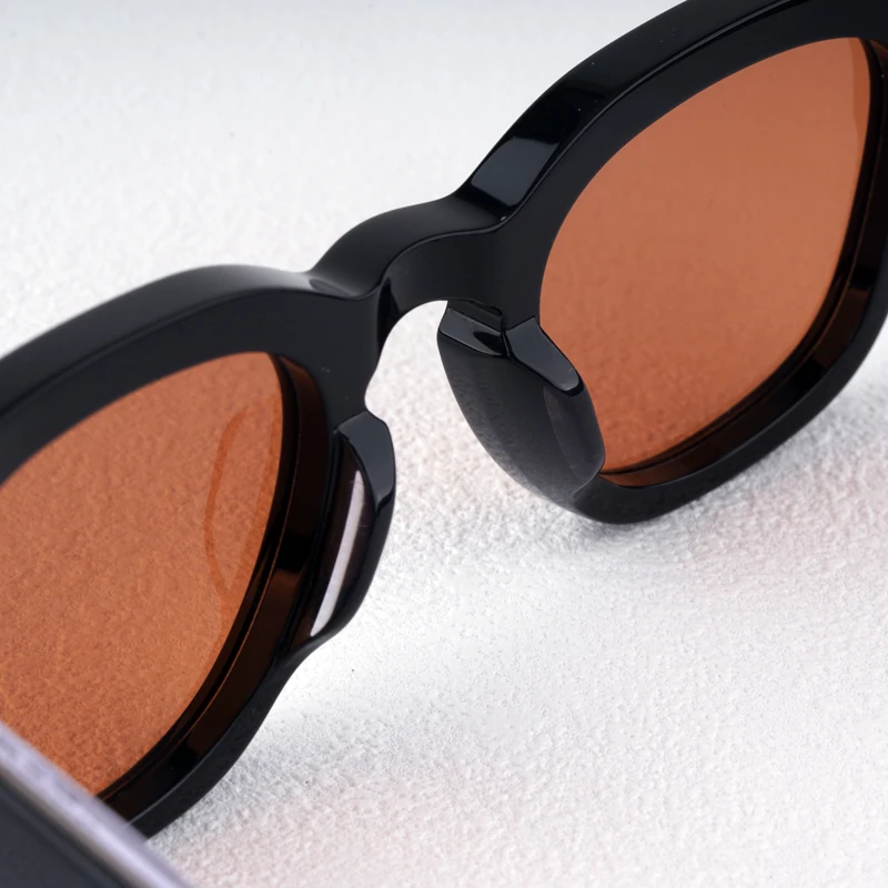 النظارات الشمسية النسائية 2025 الماركات الفاخرة جوليان النظارات الشمسية سميكة خلات مربع Uv400 النظارات الكلاسيكية النظارات الشمسية للرجال