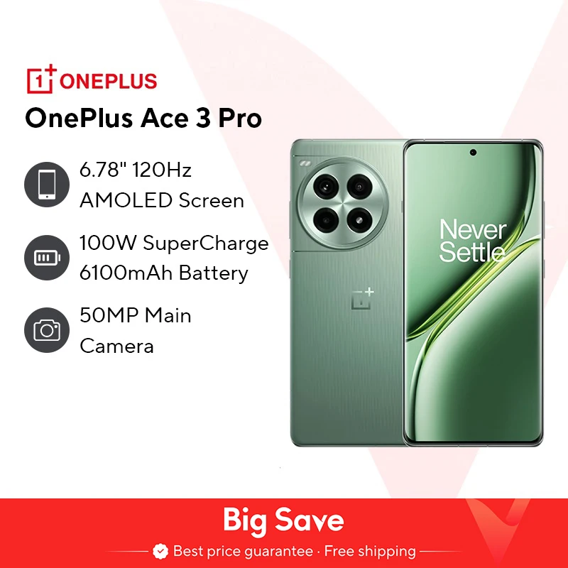 OnePlus ACE 3 Pro débloqué ROM mondiale Snapdragon 8 Gen 3 6.78 OnePlus ACE 3 Pro débloqué ROM mondiale Snapdragon 8 Gen 3 6.78