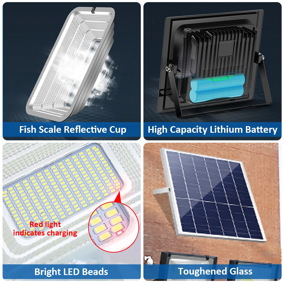 Reflektor solarny zewnętrzny reflektor reflektor LED światło na czujnik ruchu wiszący nocny IP67 wodoodporny lampa słoneczna do garażu ogrodowego