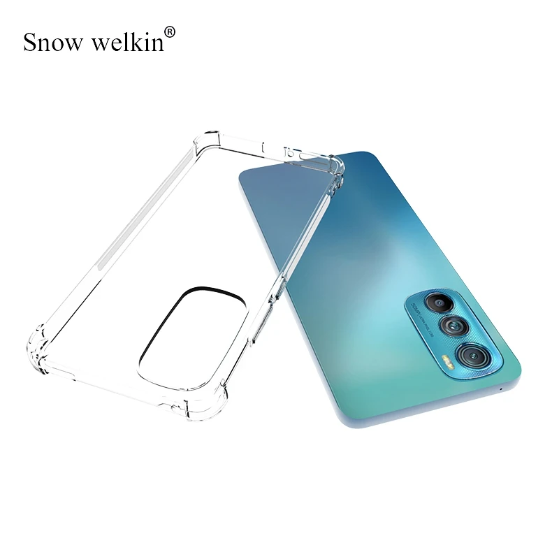 Case Airbags Buffer Full Protection Case For Motorola Edge 30 5G 6.5 inch Case Clear Soft TPU Shockproof Back Cover