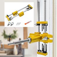 Wooden Door Lock Installation Mortiser with Drill Bit Mortise Jig Mortising Machine for Angle Grinder Easily Install