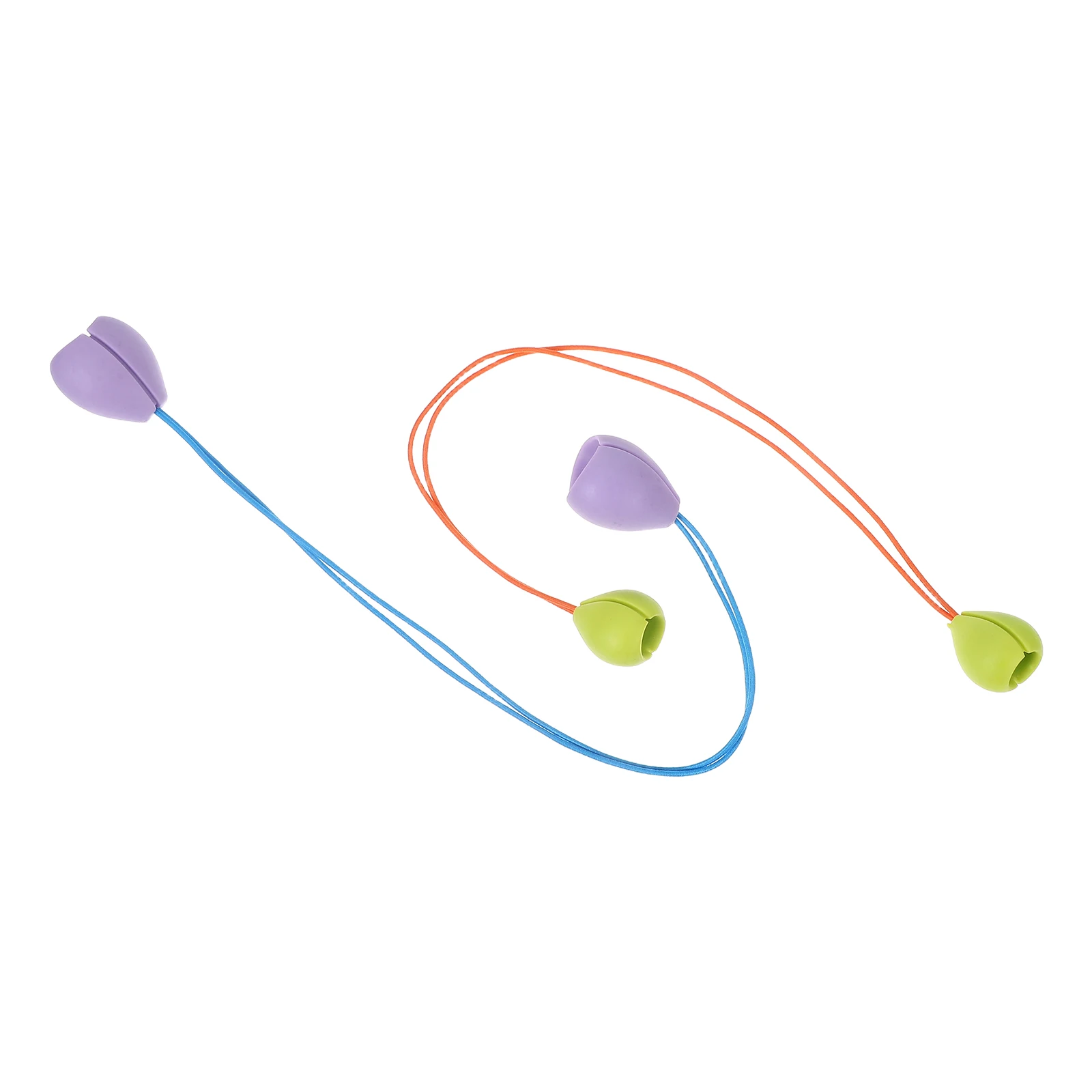 

2Pair Flower Needle Protectors Silicone Knitting Needles Stopper Tips Covers Ideal Multiple Settings Efficient Convenient