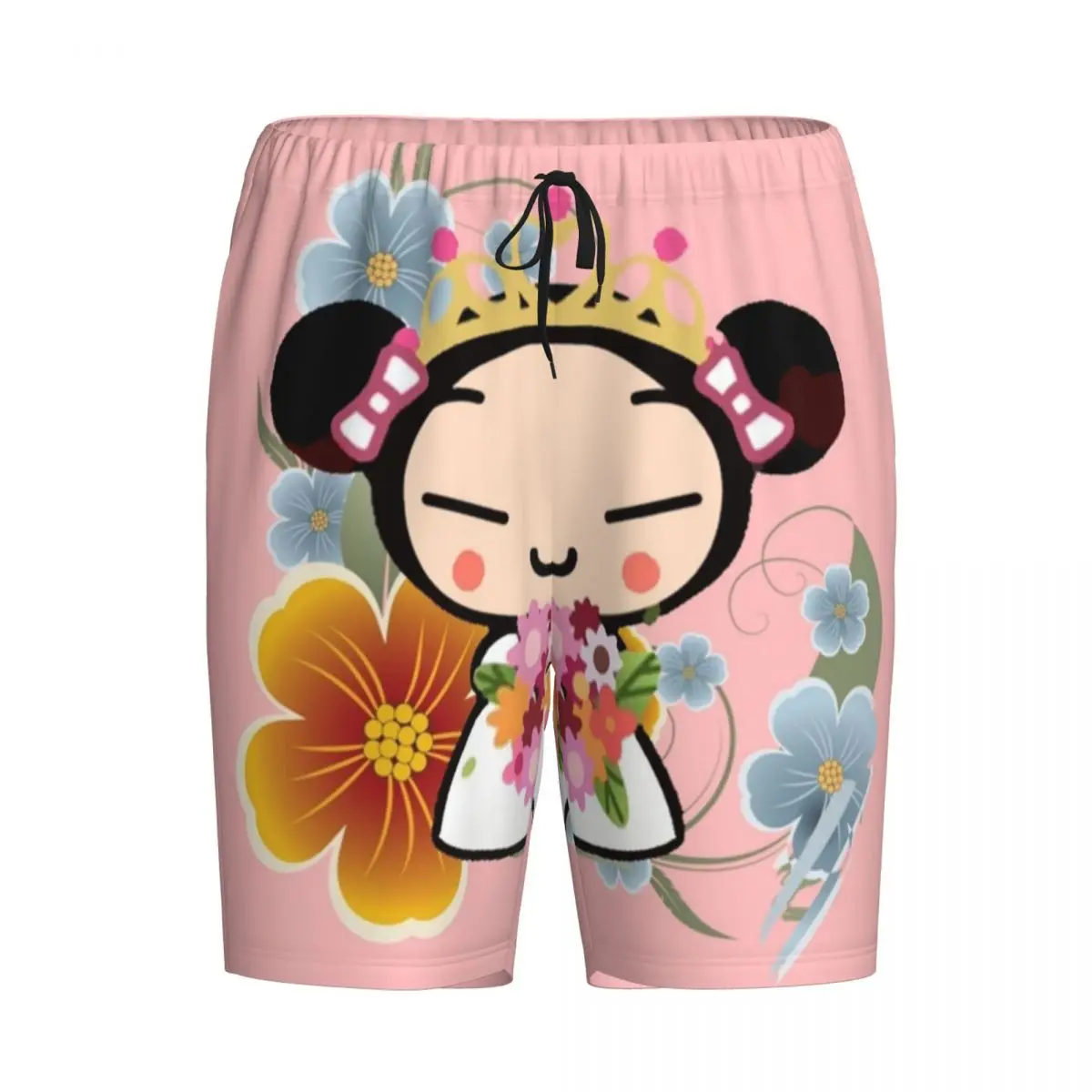 

Мужские пижамные шорты Custom Pucca: брюки для сна и отдыха