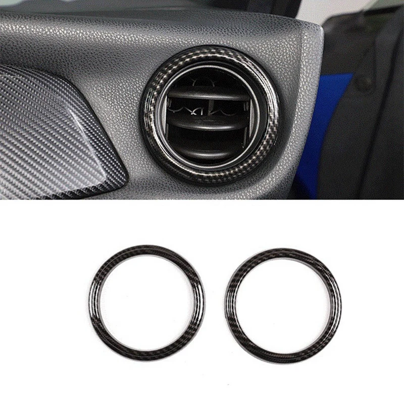 12X Car Air Conditioning Outlet Vent Circle Sticker For Subaru BRZ Toyota 86 2012-2020 Interior Trim Accessories