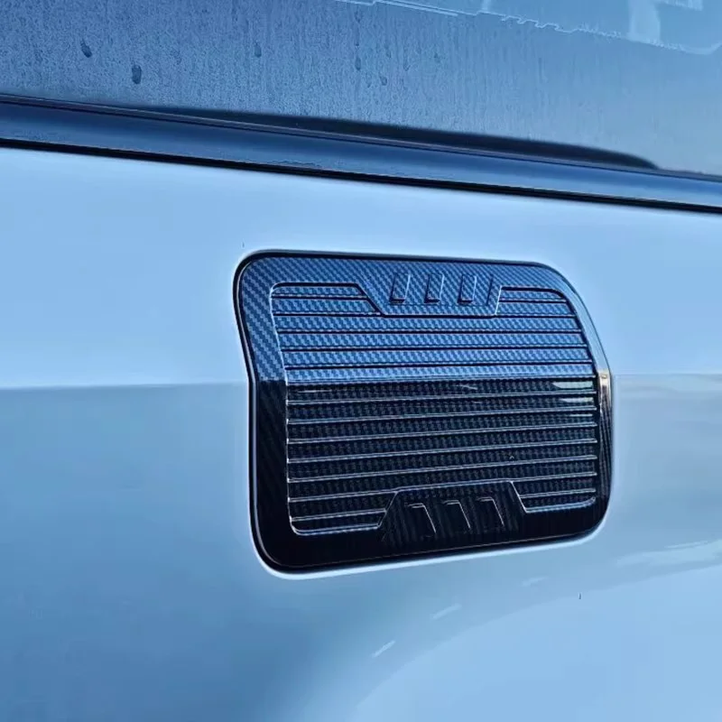 כיס דלק לרכב JAECOO J6 Chery iCAR 03 2024 2025 - עיטוף פאנל מעץ כיסוי קירור קירור חיצוני - תמונה 3