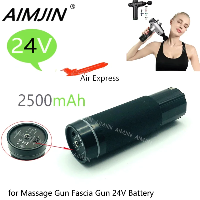 

High-capacity 24V Rechargeable Battery for Massage Gun/Fascia Pistool - 2500mAh or Various Types of Massage Guns/Fascia Guns