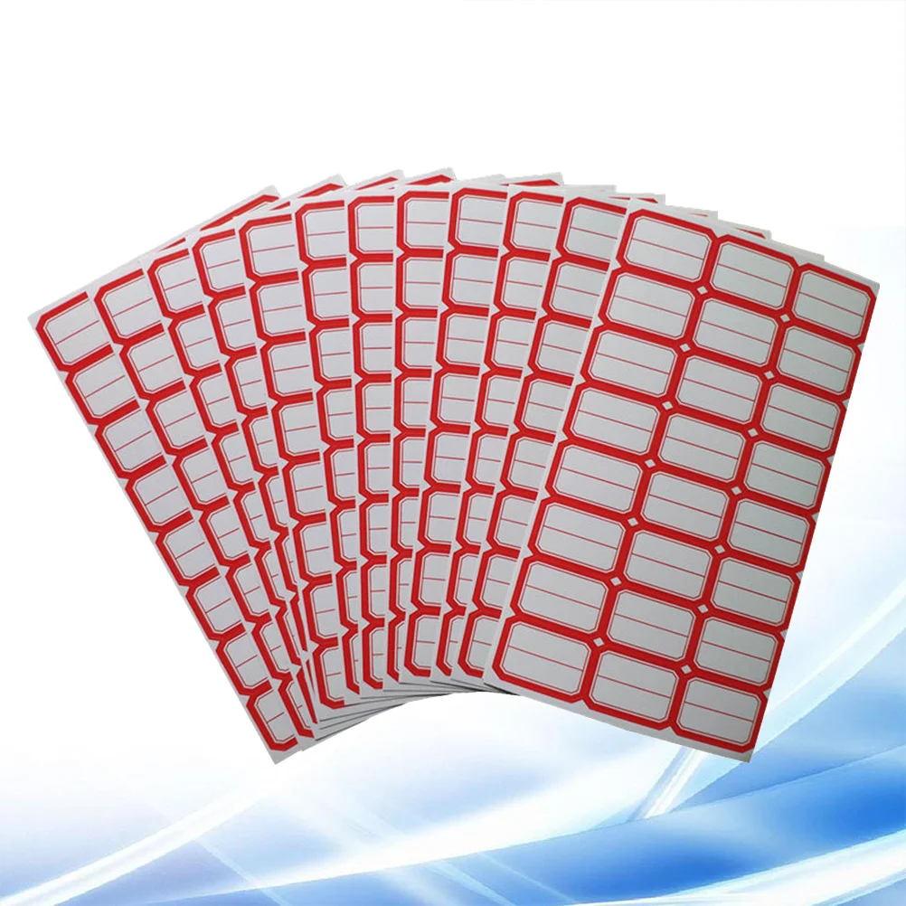 

80 листов ценник, именная бирка, наклейка, бумажные клейкие этикетки для офисного магазина, магазина, рукописная организация маркировки