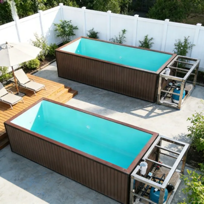 Fiberglass Container Swimming Pool Custom Size Portable for Outdoor Family