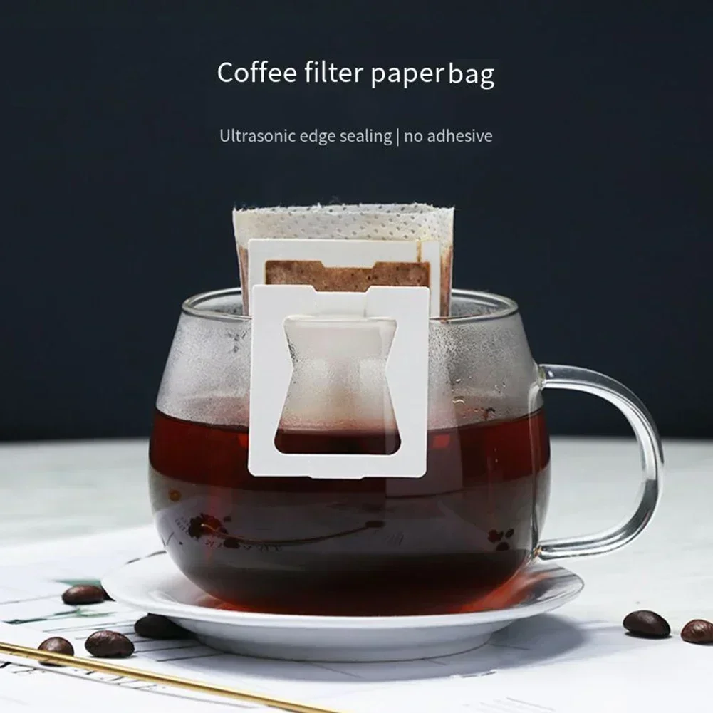 25-500PC of Coffee Utensil Ear-hanging Coffee Filter Bag Hand-brewed Coffee Powder Food-grade Filter Bag Ear-hanging Coffee Bags view 4