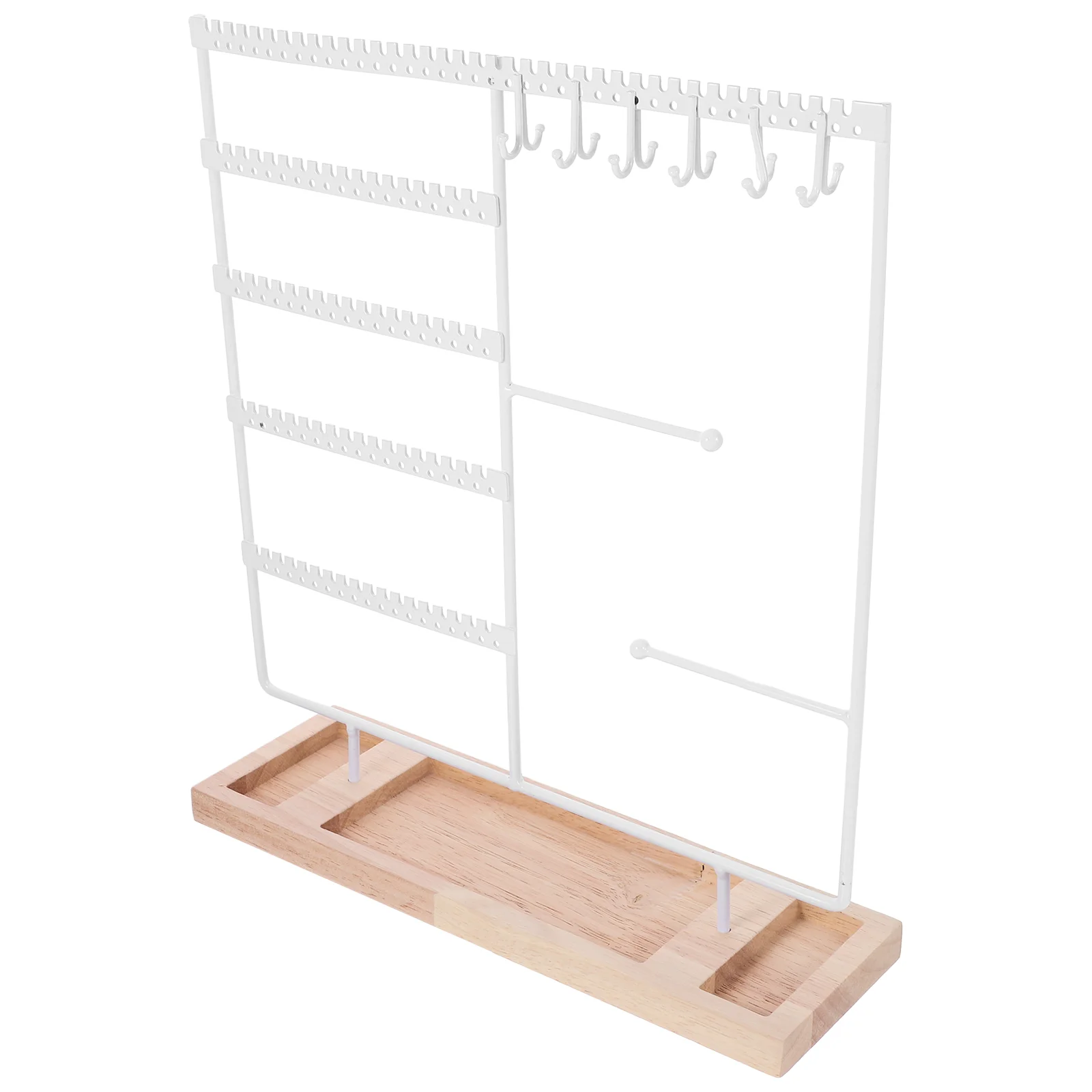 

Gold Jewelry Stand Organizer Holder Earring Earrings Rack Display Storage Bracelet