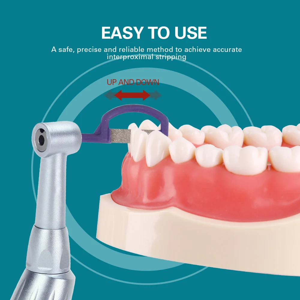 Dental 4:1 redukcja kątnica posuwisto-zwrotny pas międzyproksymalny System IPR pasuje do końcówek typu ISO E