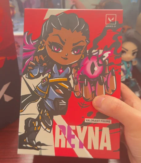 Valorant Chibi Reyna Figure Collectible Game Peripheral Pvc Figurine Desktop Decoration For Adult Game Fans Collection Display view 3