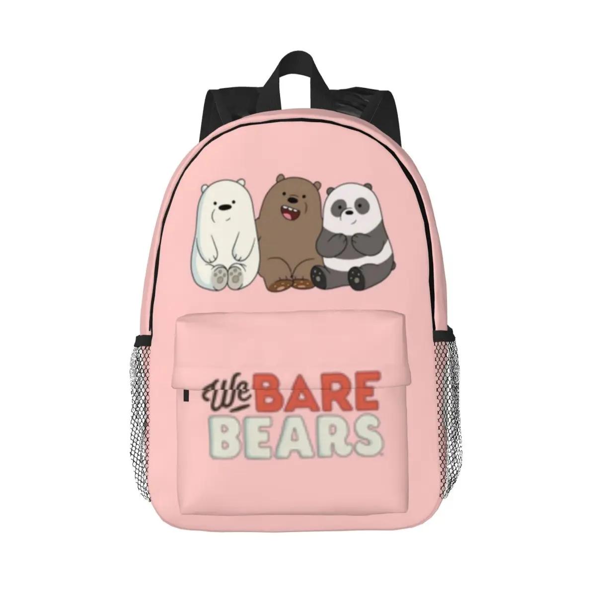 

We Bare Bears For Girls Boys Large Capacity Student Backpack Lightweight waterproof Backpack 15inch