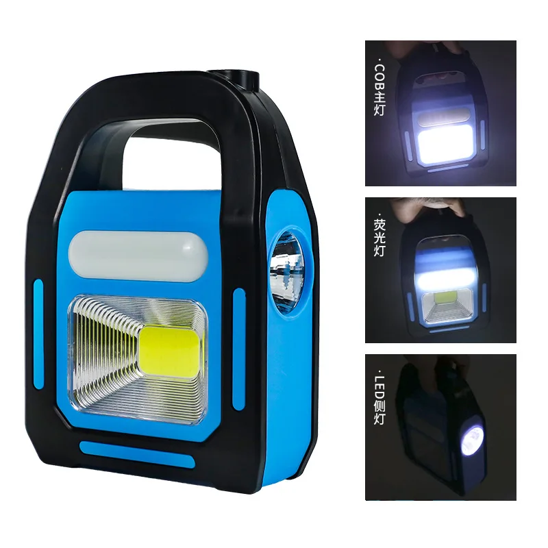 Solar Camping Light LED Outdoor Emergency Lighting Home Portable USB Charging Folding Camping Tent Light