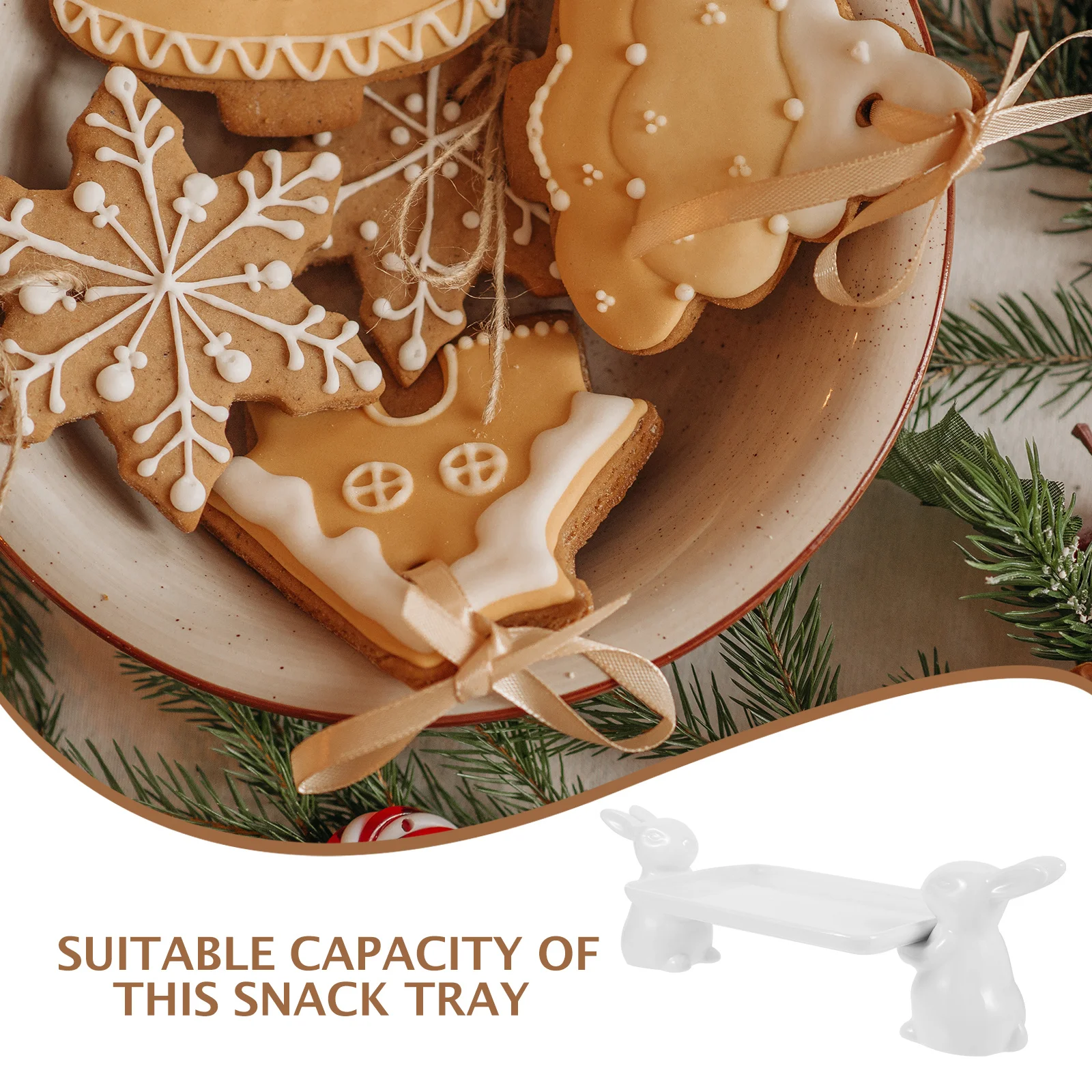 

Fruit Bunny Dish Rabbit Shaped Charcuterie Board Snack Candy Plates Serving Tray