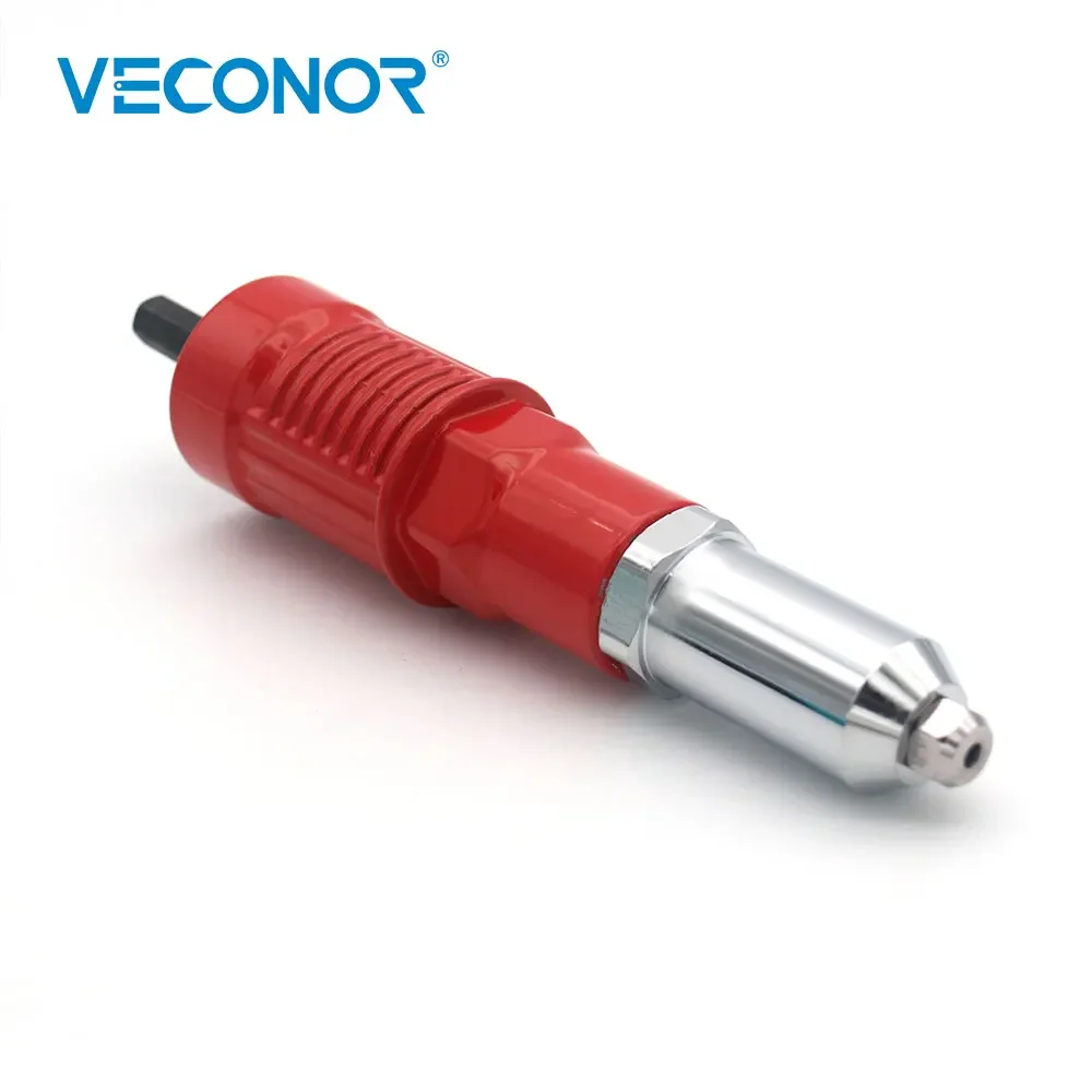Imagem -03 - Elétrica Cordless Riveting Drill Adapter Nut Gun Rebitando Tool Inserir Ferramenta Nut 24 Milímetros48 Milímetros