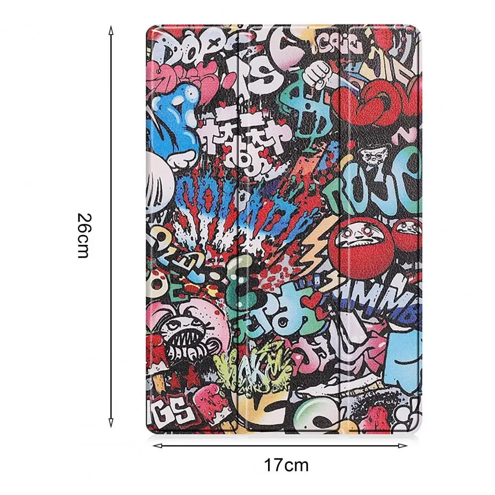 เคสแท็บเล็ตหนังเทียมพร้อมตัวยึดพับสามทบสำหรับ Galaxy Tab S9 FE 10.9นิ้ว SM-X510/SM-X1516