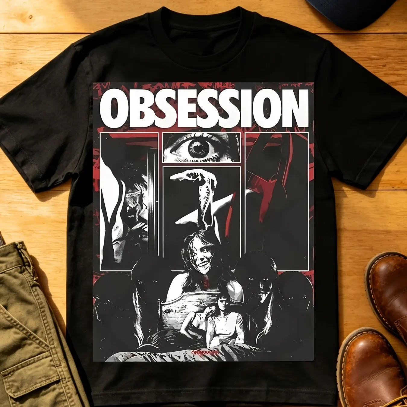 Unisex Obsession 100 T-Shirt, Comfortable Casual Wear for All Seasons, Machine Washable, Unique Print, Short Sleeve