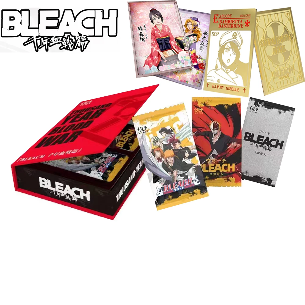 

Bleach Thousand-Year Blood War Character Collection SSP Card Booster Box Board Game Toys For Children Birthday Gift