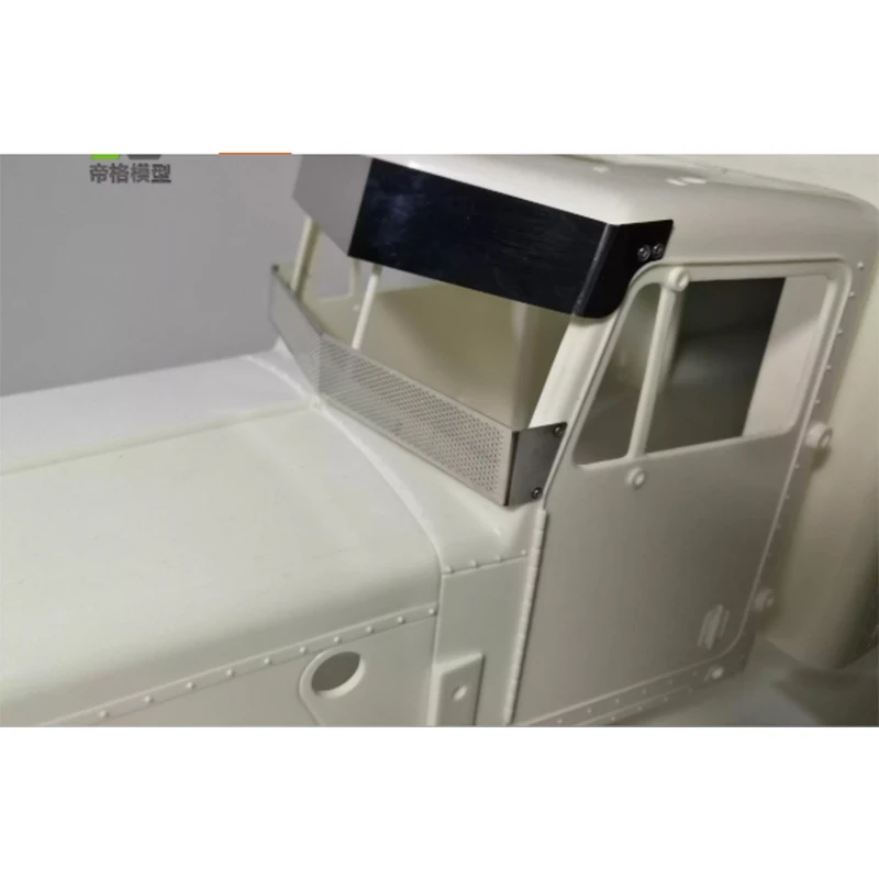 Sun Visor Metal Upgrade Explosion-proof Net for 1/14 Tamiya RC Truck Trailer Tipper Electric Car King 56344 56301 Diy Parts
