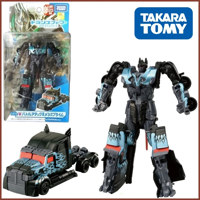 In Stock Takara Tomy Transformers Movie 4 LA13 Nemesis Prime Action Figures Robot Collectible Figures Model Kid Car Toys Gifts