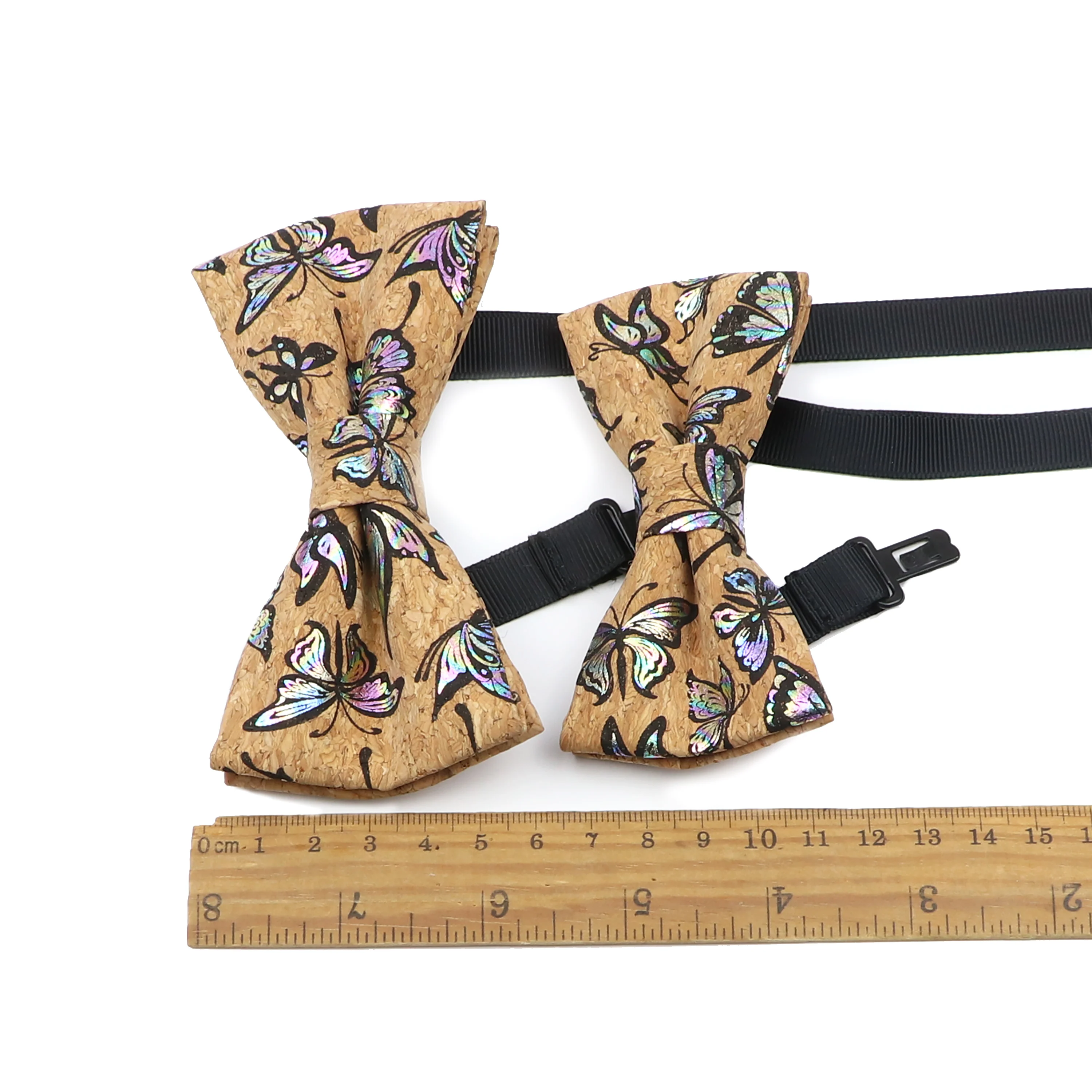 Novo laço de madeira para homem mulher cortiça bowknot retro madeira artesanal bowties festa diária acessórios de casamento borboleta atacado