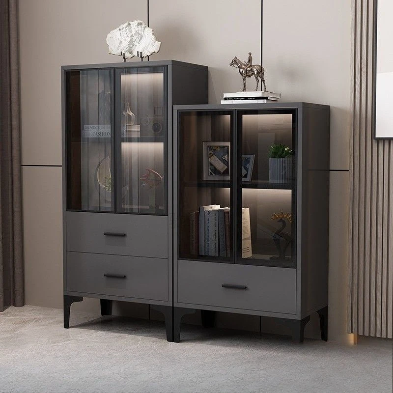 

Bookshelf Floor Shelf Household Multi-layer Display Cabinet Living Room Simple Locker