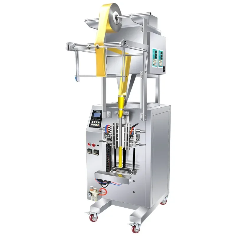 Packaging machine double head weighing small particle powder grain seasoning coffee quantitative filling packaging
