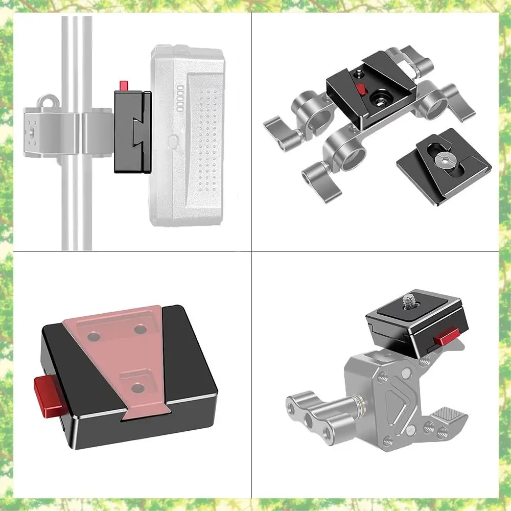 

Smart-Mini V-Lock Assembly Kit Female V-Dock Male V-Lock Quick Release Plate, V-Lock Plate