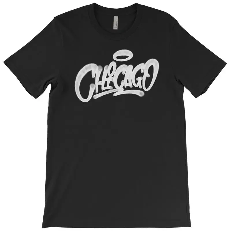 Chicago T shirt Handstyle Illinois Area Code 312 Souvenir Travel Windy City