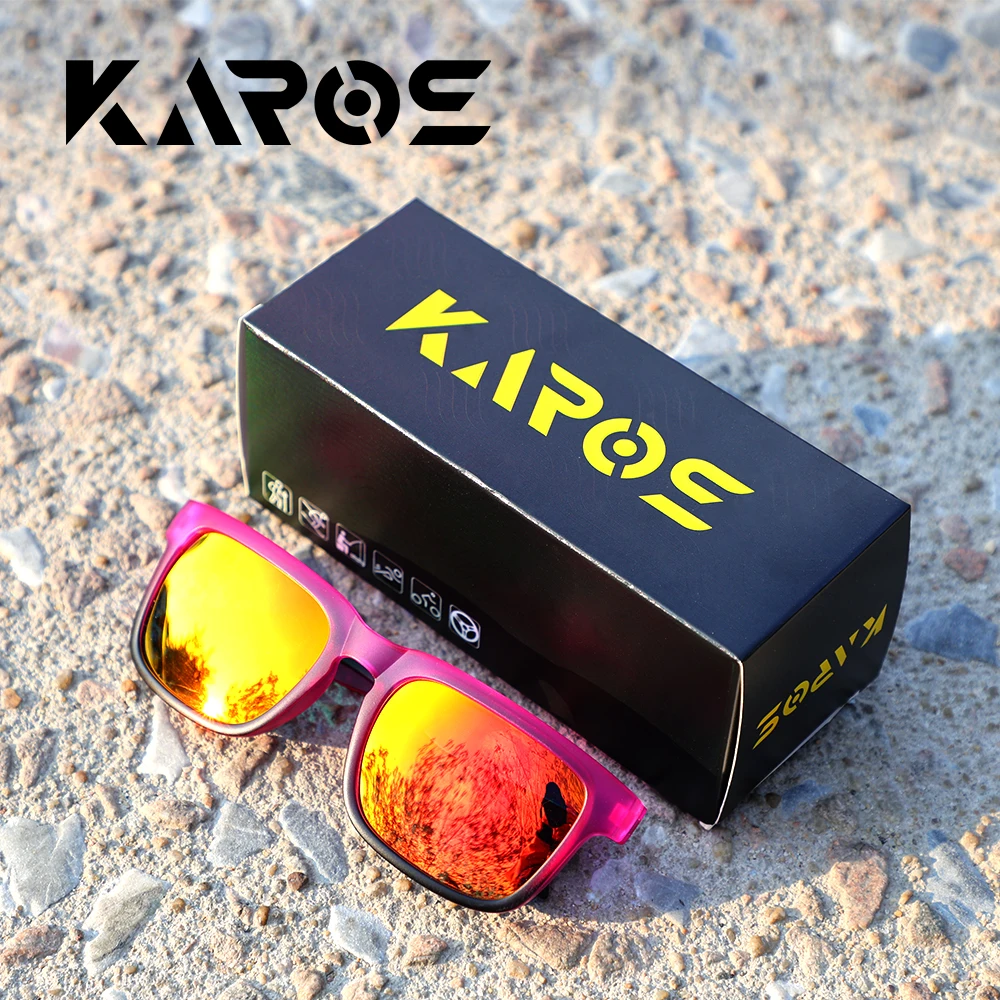 KAROS แว่นกันแดดโพลาไรซ์กลางแจ้งสำหรับการล่าสัตว์ตกปลาขับรถป้องกันรังสียูวี 400 ผู้ชายผู้หญิงพร้อมกล่องเคส YZ2019