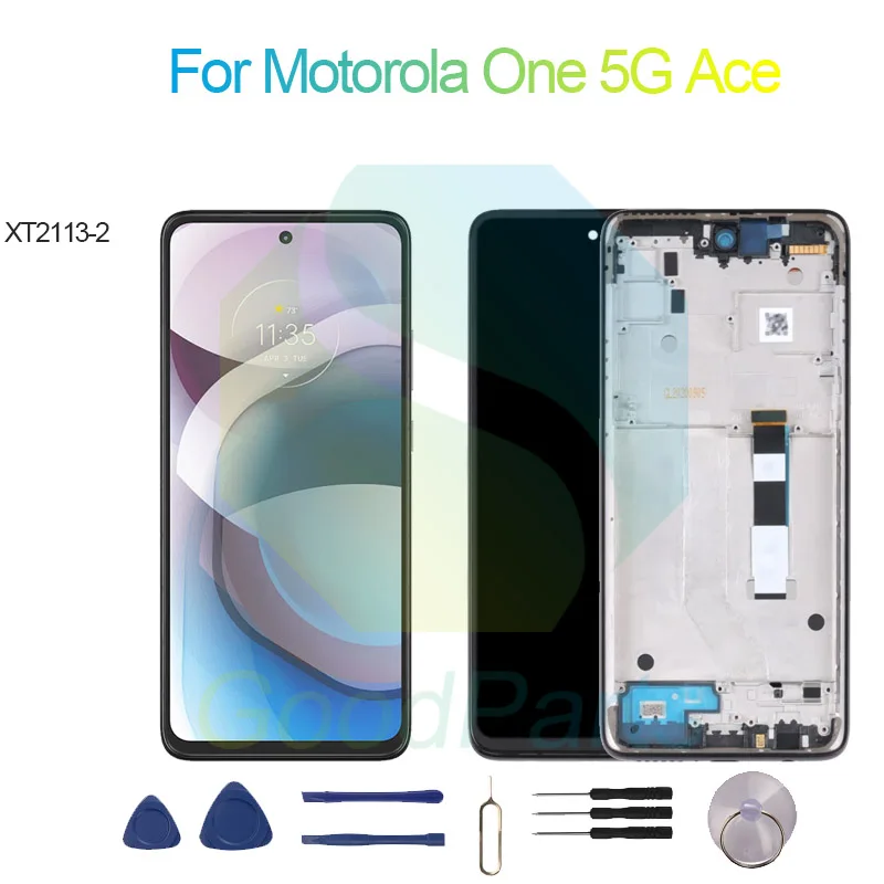 

For Motorola One 5G Ace Screen Display Replacement 2400*1080 XT2113-2 One 5G Ace LCD Touch Digitizer