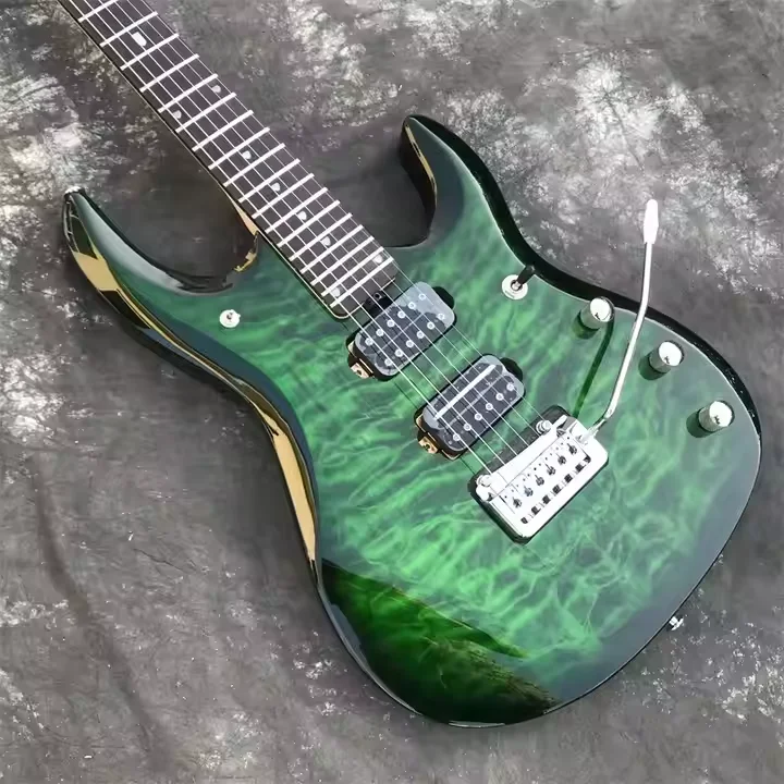 Elektrische gitaar in JP-stijl met een geselecteerde lindehouten body en BK Double Coil-pickups. Geschikt voor prestaties en beginners