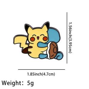 Gengar Enamel Anime Broche, Emblemas De Lapela, Pocket Monster Pins, Mochila De Roupas, Acessórios De Jóias, Presentes Da Moda 12 principais vendas alfinete de gola - №3