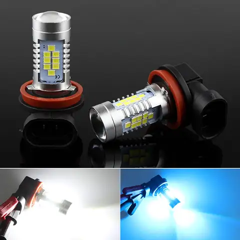 2 पीस फोर्ड F-150 F150 1999 2000 2001 2002 2003 2004-2019 कार LED फ्रंट फॉग लाइट बल्ब H8 H11 लैंप 6000k CANbus एक्सेसरीज़ के लिए 6 best sales फोर्ड F150 2000 - №6