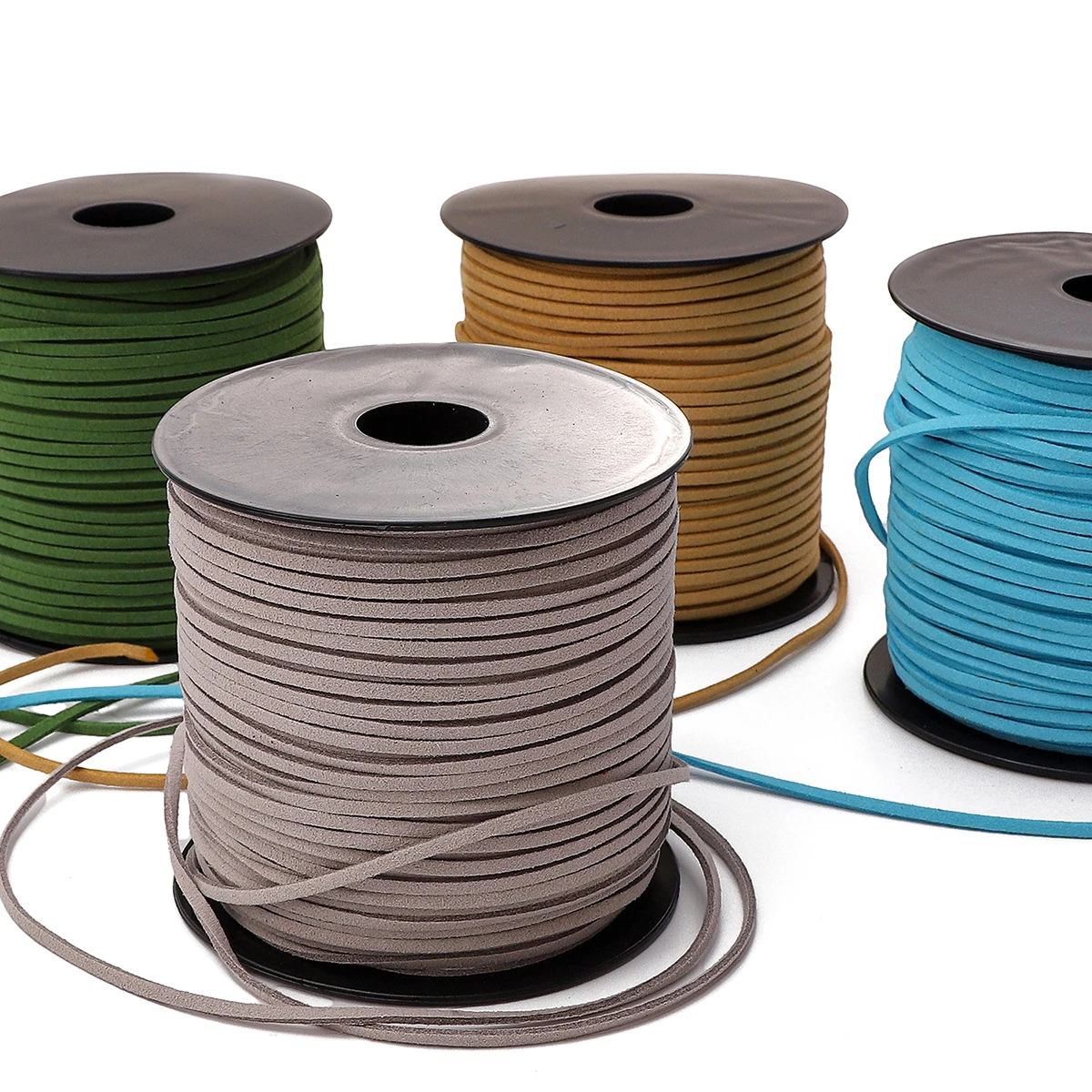 3mm Flat Double Sided Suede Cord for DIY Beading