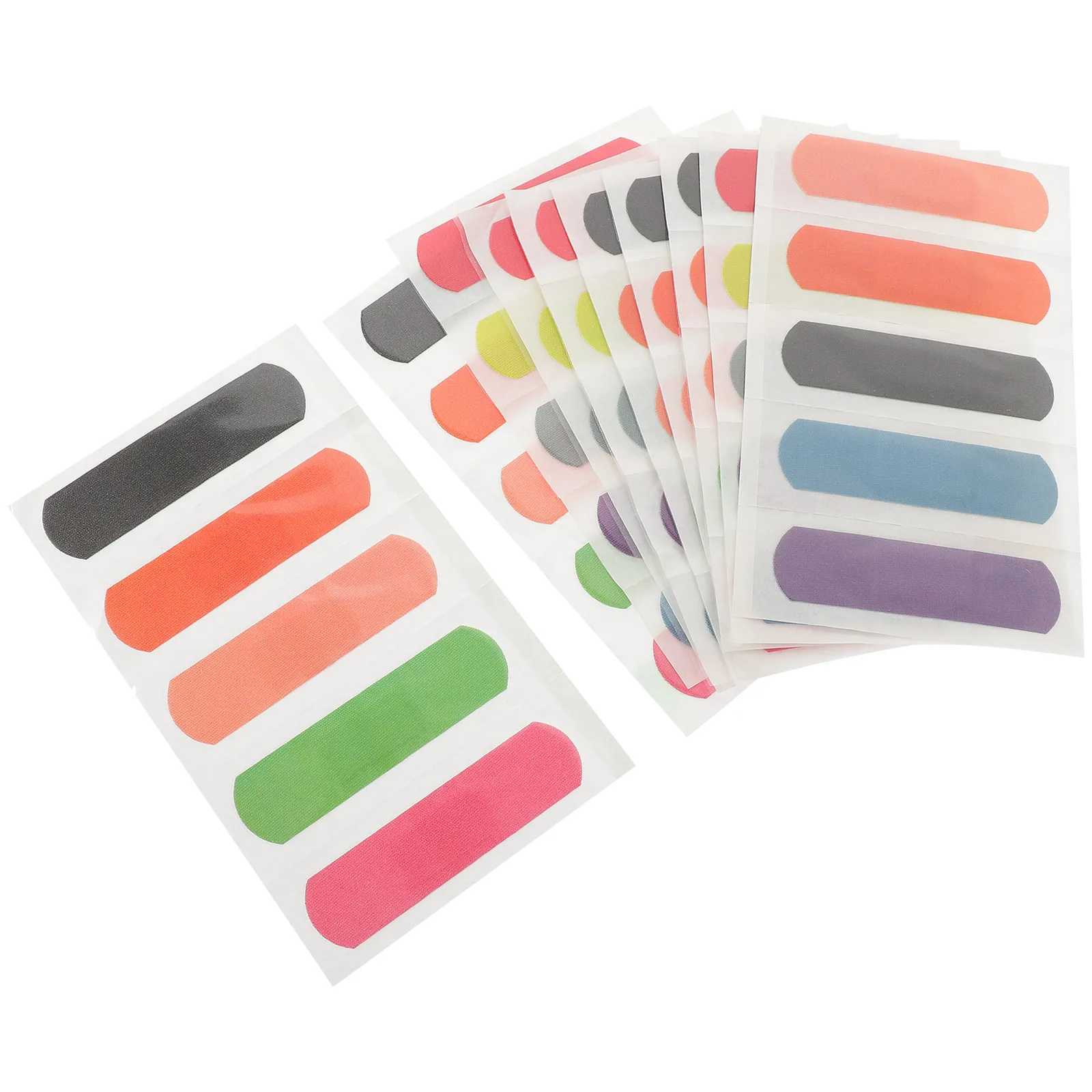 

Colored Bandages Adorable Hemostatic Patches Wound Care Lovely Disposable Colorful Finger Protectors Assortment