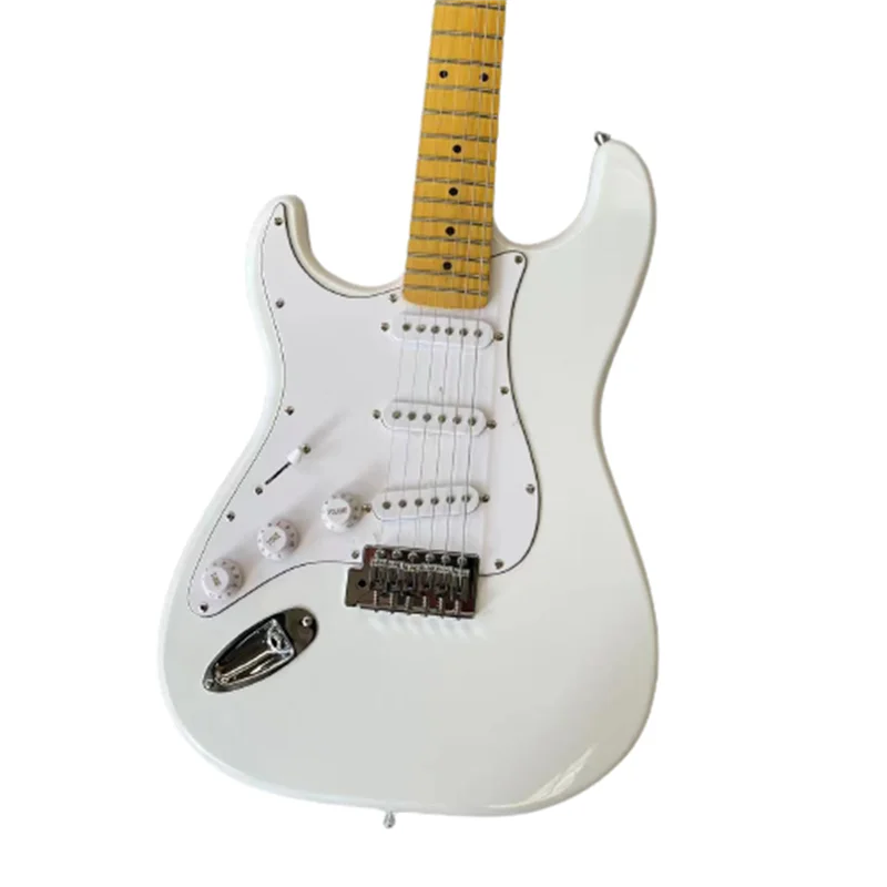 

Left-handed Sta Electric Guitar White High Gloss Customizable