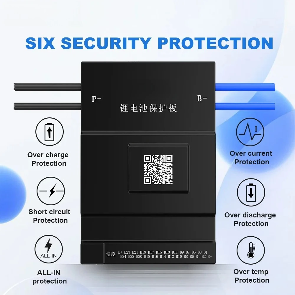 JIKONG 1A B1A24S15P 4S 6S 7S 8S 12S 13S 16S 20S 24S Smart Active Balance Bms 150A Li-Ion Lto lifepo4 battery storage