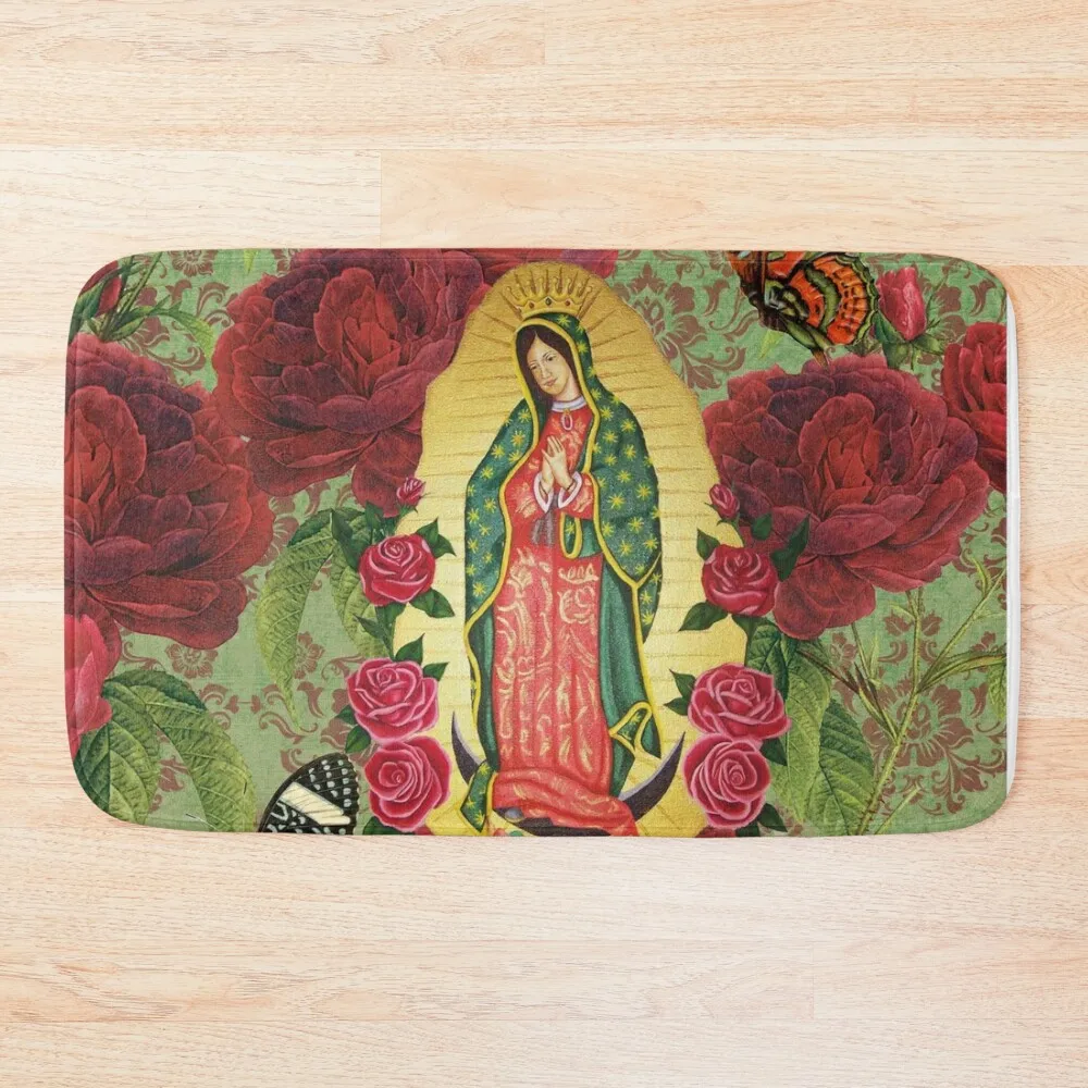 

Our Lady of Guadalupe Bath Mat Bath Accessories Room Carpet Non Slip Carpet Carpet Rug Mat