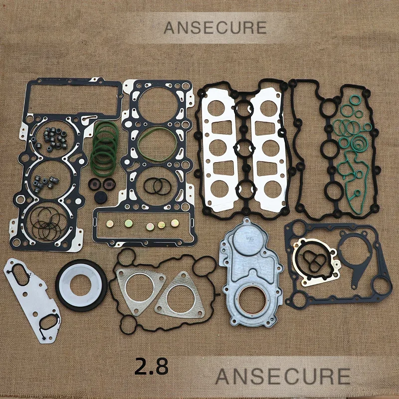 2.8 Engine Cylinder Head Gasket Repair Set For Audi A6 C6 2.8 2005-2011 A8 D3 2008-2010 06E103149M 06E103148M 06E103483Q 484P