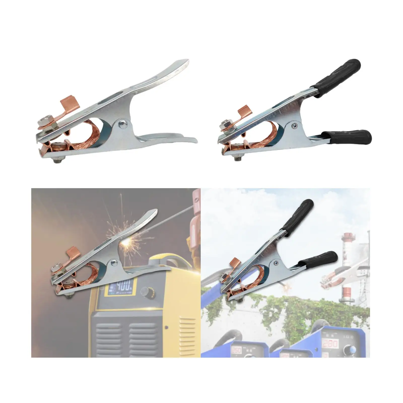 Welding Ground Clamp Connector Iron Equipment Premium High Performance Manual 500A Welder Grounding Clamp Welding Machine Clip