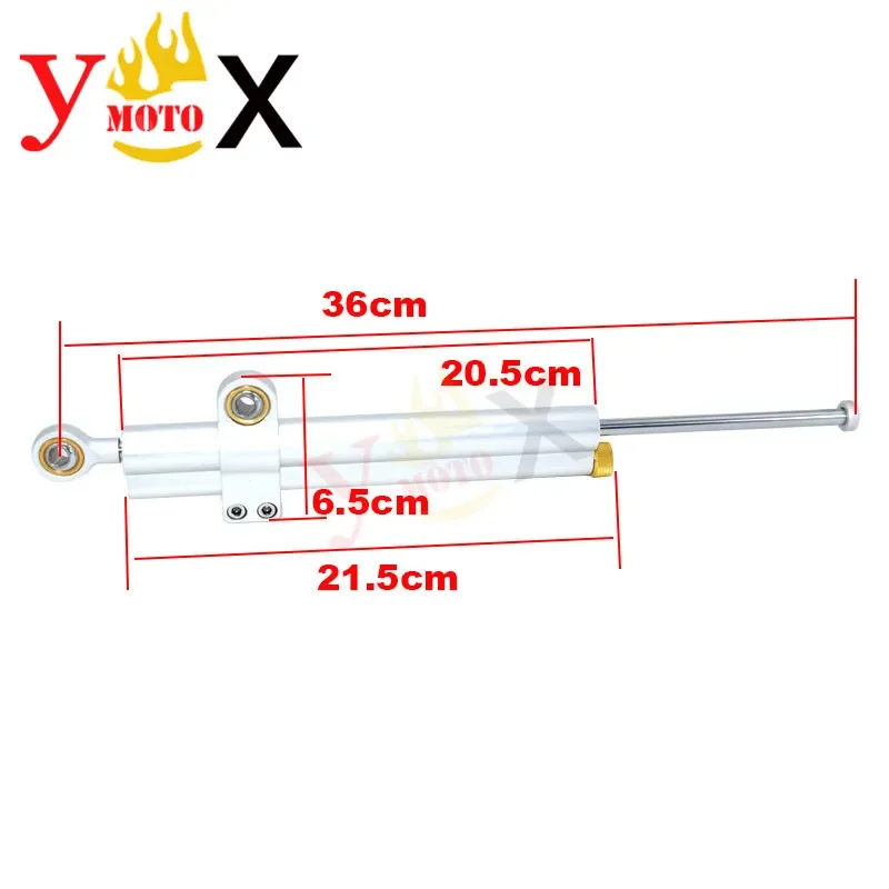 CNC STEERING Damper Stabilizer Linear Reversed ควบคุมความปลอดภัยสําหรับ SUZUKI GSXR600 GSXR750 GSXR1000 GSXR1300 DL1000 GSF650 SV650