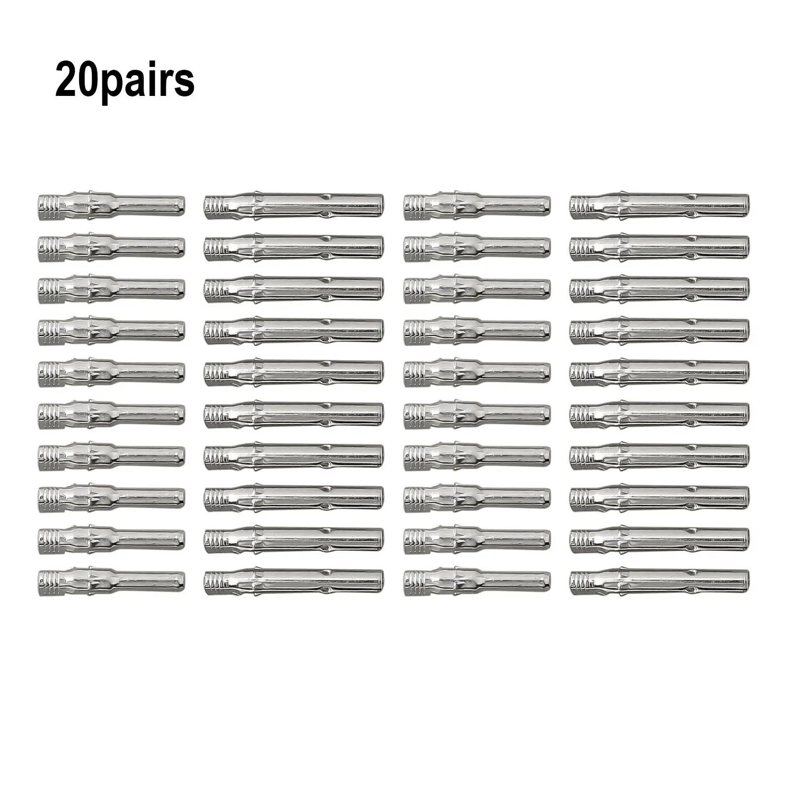 

Reliable 20 Pairs of Solar Connector Pins Male/Female Metal Core Good Resistance Perfect for Electrical Accessories