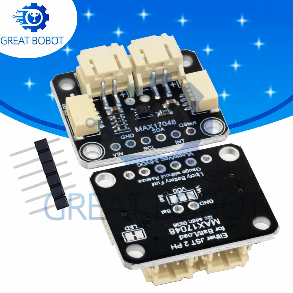 1 szt./5 szt./10 szt. Moduł miernika mocy i monitora baterii 2.5V-5.5V MAX17048 DO STEMMA JST PH & QT/Qwiic