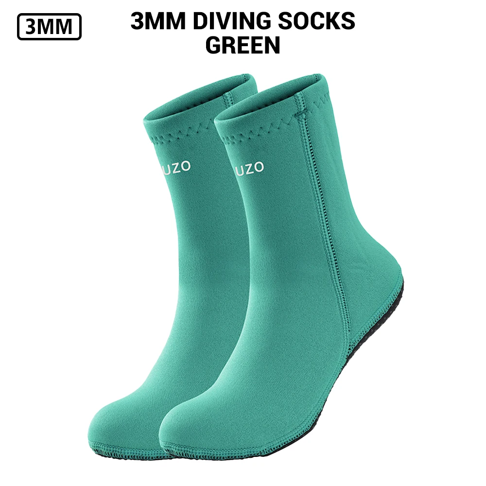 Calcetines de neopreno con aleta de agua para niños y adultos, medias de 3mm y 5mm para buceo, natación y esnórquel