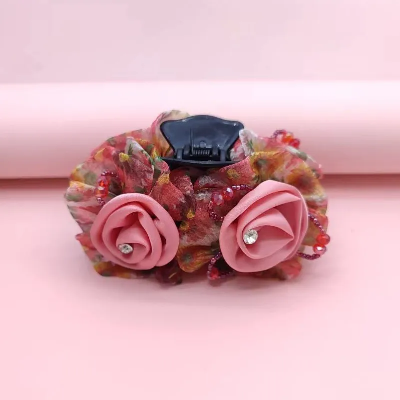 Klauenklammern für Damen, Blumen, Jep Valdario, Haarspange im Haar, Pinzas Para El Cabello De Mujer Para Cabello, Haarschmuck für Damen – Detail 29