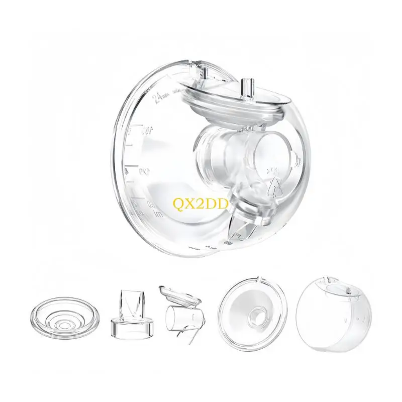 QX2D 24/27mm Flange Milk Collector Cup for S12 Breast Accessories Replacement